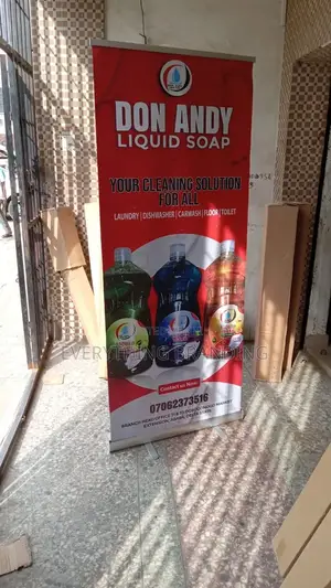 Affordable Event Slim Base Roll Up Banner Stand + 3×7ft Printing