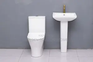 Mersin Pro P-Trap Toilet – Dual-Flush, Wide Seat, Self-Cleaning