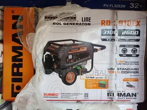 Sumec Firman 3.1kva Rugged Generator With Key Starter | Rd3910ex