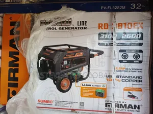 Sumec Firman 3.1kva Rugged Generator With Key Starter | Rd3910ex