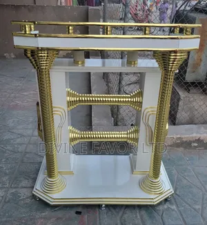 Modern Pulpit With Chrome