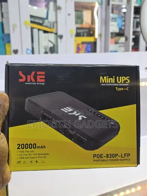 Ske Mini Dc Ups Router Powerbank 20,000mah