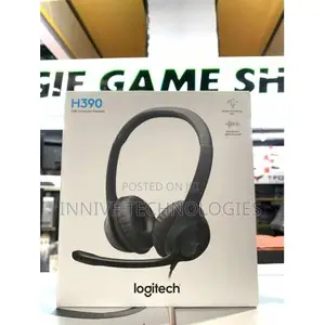 Logitech H390 Usb Headset Noise-Canceling Microphone - Black