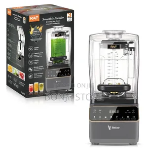 Raf Industrial Sound Proof Blender Digital Operation 2l/1200w/6 Blade