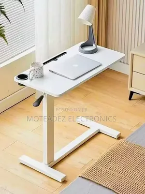 Heavy Duty 2in1 Mobile Adjustable Laptop/Presentation Table With Lever