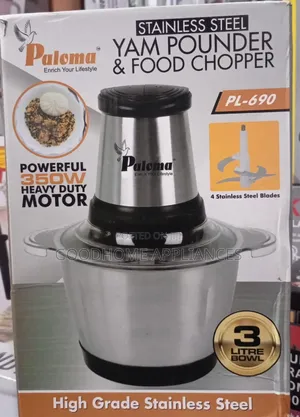 Paloma Yam Pounder and Food Chopper 3l