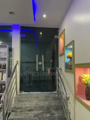 Frameless Glass Door Grey