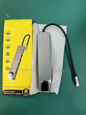 8-in-1 Usb Type-C HDTV Multifunction Adapter Dock Station