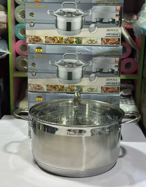Hausroland 28cm Single Stainless Pot, Also Available in 26cm 24cm