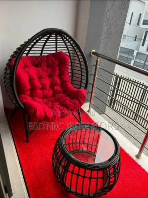 Rattan Cushions and Center Table