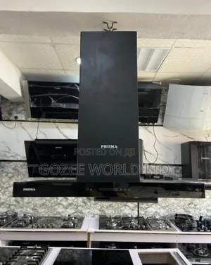 90cm Black Island Extractor Hood