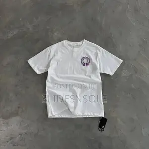 Chrome Hearts "Purple Horseshoe" Flare Tee.
