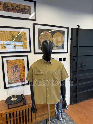 Canvas Utility Short-Sleeve Shirt
