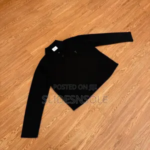 Signature Noir Long-Sleeve Knit Polo
