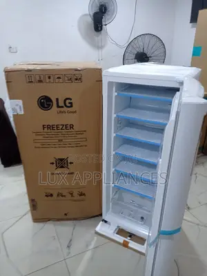 Lg White Upright Freezer 168l
