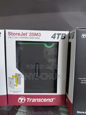 Transcend External 4tb HDD Drive