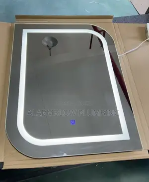 Decorative Wall Mirror With Led Lighting And Touch Sensor 4 Bathroom,