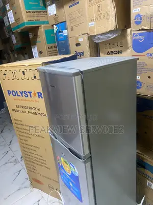 Pv-Dd250dl Polystar 250l Twin Door Refrigerator