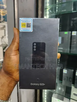 New Samsung Galaxy S23+ 256 GB Black