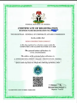 Corporative Affair Commission Company And Business Registration