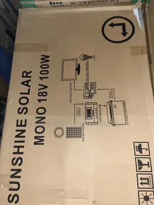 100w Sunshine Solar Panel 18v