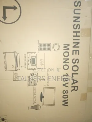 80watt -18v Mono -crystalline Solar Panel