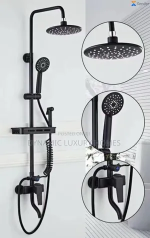 England Matte Black Shower Mixer With Bum Bum Wash