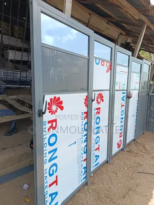Grey Colour Aluminium Toilet Door