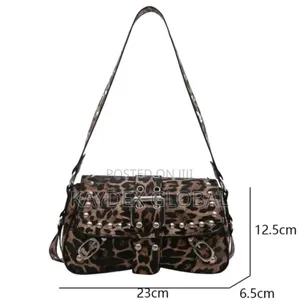 Leopard Designed Trendy Handbag