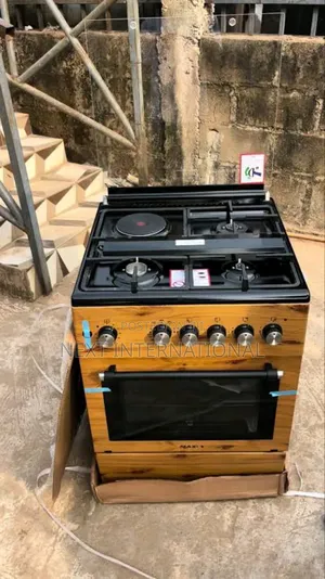 Maxi Gas Cooker 3+1 Wood (60×60 )Tr Maxi Style