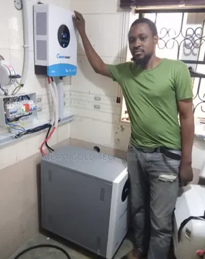 6kva Hybrid Inverter And 15kwh Lithium Battery Solar System
