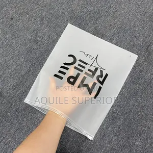 Medium Frosted Ziploc Bags Moq 100pcs One Colour Print(Front and Back)