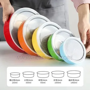 5in1 Coloured Bowl Set. 1lv22n1