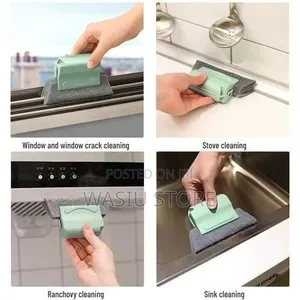Hand-Held Window Groove Cleaning Brush