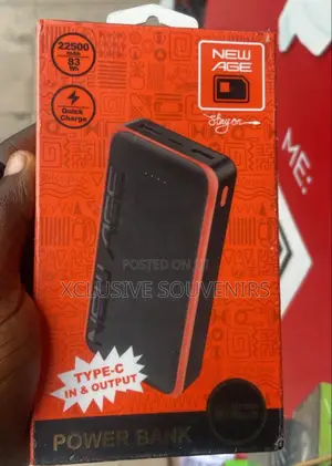 22500mah New Age Quick Charge Power Bank (Type C in Out)