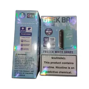 Geek Bar Pulse Frozen White Grape Puffs Disposable Vape