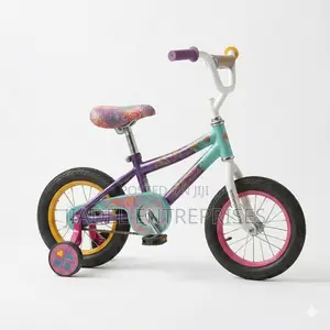 12-Inch Kids Bicycle – Colorful Design With Training Wheels (Purple