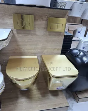 England Gold Color Wall Hung Toilet