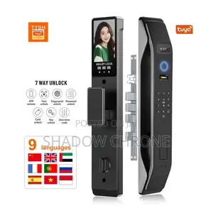 Smart Video Door Lock  | Remote Monitoring + Multiple Unlock Option