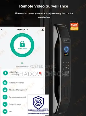 Advanced Digital Door Lock | Face Unlock + App + Video Monitoring