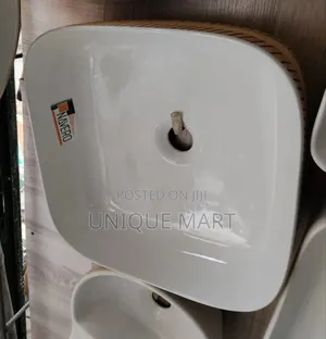 40 by 40 Cm Square Round Countertop Wash Hand Basin