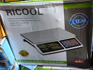 Ricool 40kg Digital Weighing Scale – Price Computing Platform Scale