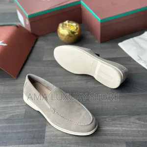 Loro Piano Luxury Suede Men's Designer Loafers Shoes