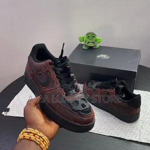 Nike Air Force Skull Face Luxury Men's Designer Sneakers