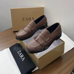 Zara Genuine Leather Men's Luxury Designer Shoes