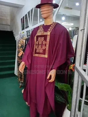 Red Agbada for Sale