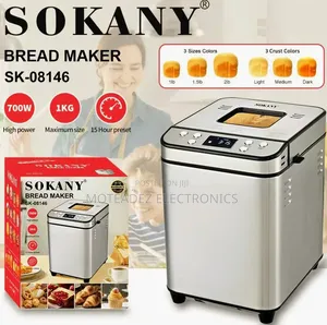 Sokany 700w (1kg) High Power Electric Bread Maker Machine