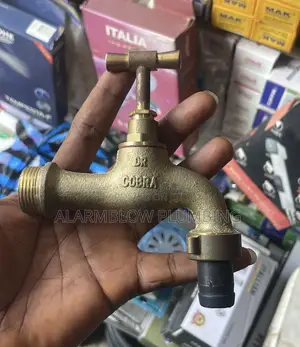 3/4 Cobra Standard Brass Hose Wall Tap,