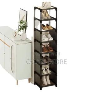 Slim Stack 7 Layers Shoe Rack – Space-saving Stylish Shoe Organizer