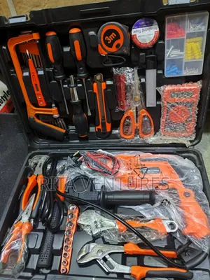 Complete 100+ Piece Electric Impact Drill Professional Tool Kit